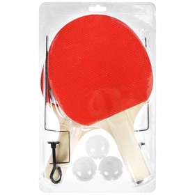

Набор для игры в настол. теннис. В комплекте: 2 ракетки, 3 шарика, стойки, сетка. :(SH-012):