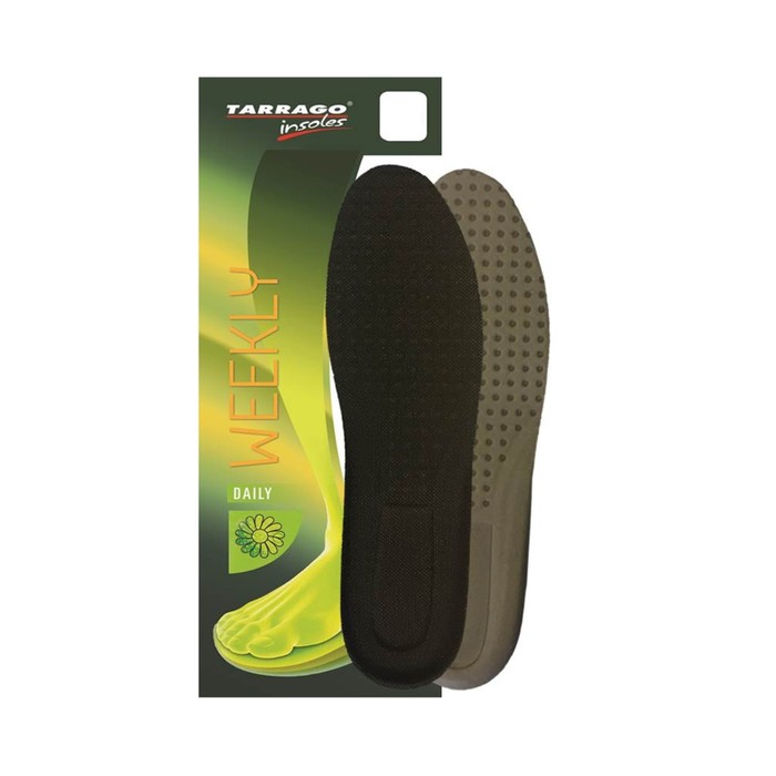 Стельки гигиенические Tarrago Weekly, размер 35-36 стельки для обуви tarrago leather carbon 35 36