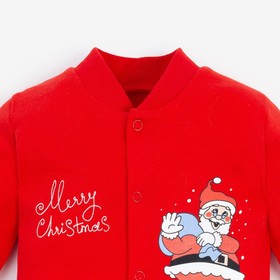 

Кофточка детская "Merry Christmas", цвет красный, рост 56 см