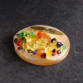 

Сувенир "Ящерка", селенит, минералы, 5 см