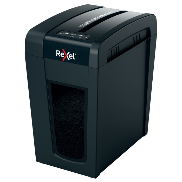 

Шредер Rexel Secure X10-SL, фрагменты 4х40мм, 10 листов, скрепки, скобы