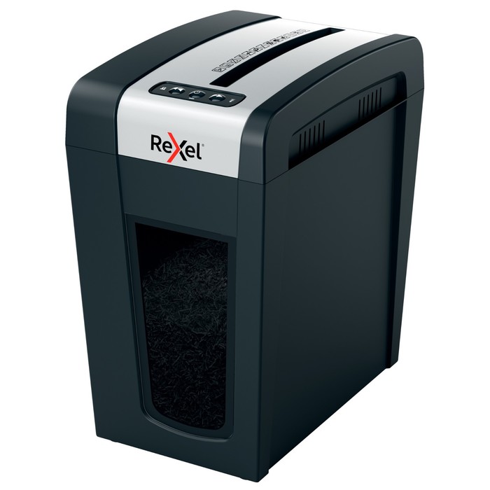 

Шредер Rexel Secure MC6-SL, фрагменты 2х15мм, 6 листов, скрепки, скобы