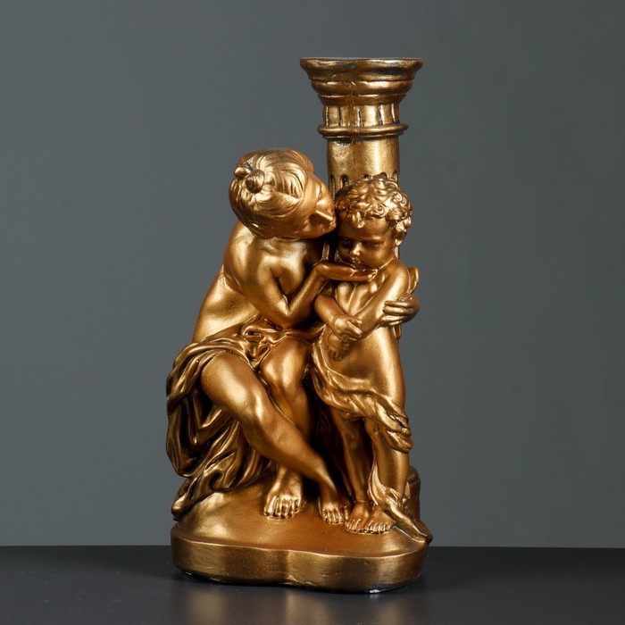 Статуэтка "Девушка с Ангелом" бронза