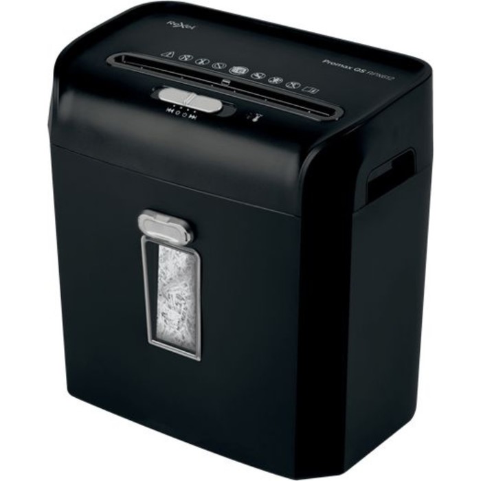

Шредер Rexel Promax QS 6/12 X EU, фрагменты 4х40мм, 6 листов, скрепки, скобы, пл.карты