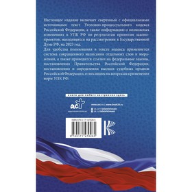 

Уголовно-процессуальный кодекс Российской Федерации на 2023 год