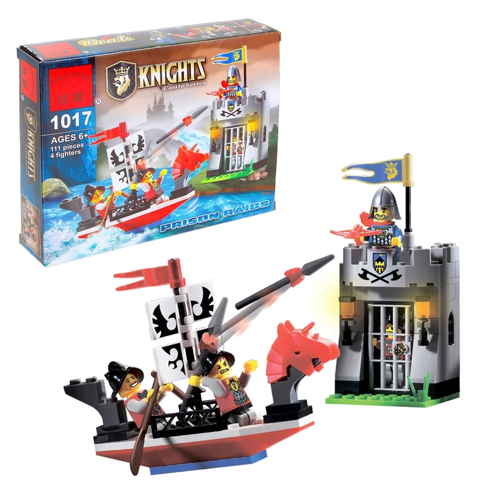 Конструктор Рыцари "Атака крепости", 111 деталей