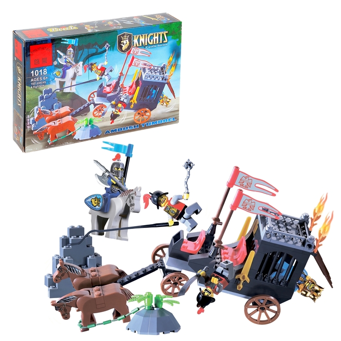 Конструктор «Рыцари: Засада», 160 деталей