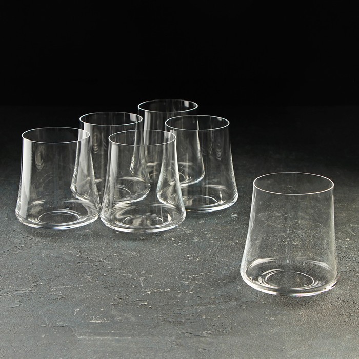 набор стаканов crystal bohemia a s бпх064 для виски 6 штук по 200 мл Набор стаканов для виски Bohemia Crystal «Экстра», 350 мл, 6 шт