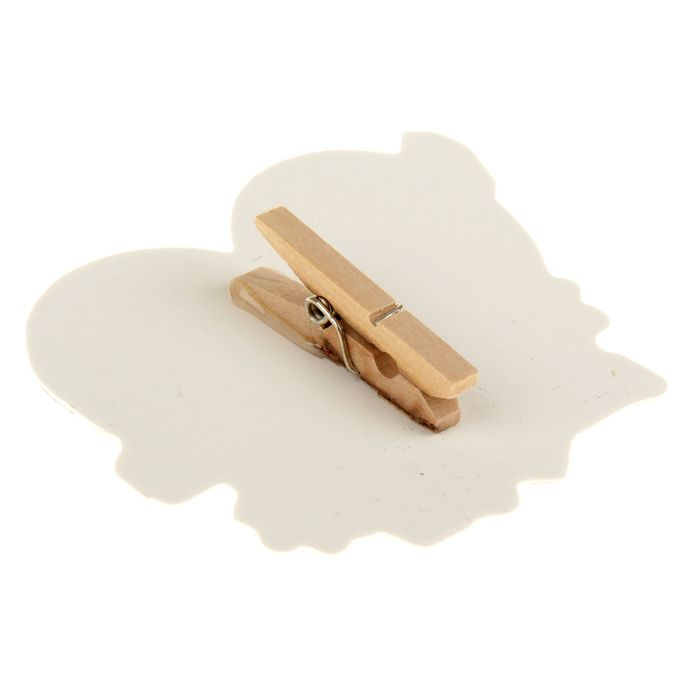 Топер-декор на прищепке «Голуби», набор 6 шт , 6,8 × 5,5 см