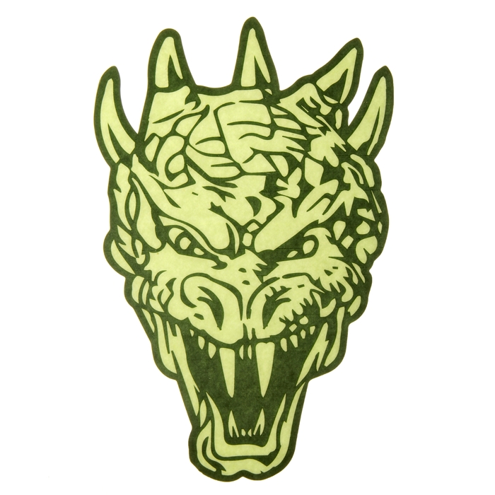 Наклейка на авто "Дракон" ( неон светящаяся)