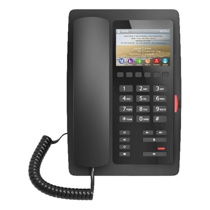 Телефон IP Fanvil H5, чёрный телефон ip fanvil h5 чёрный