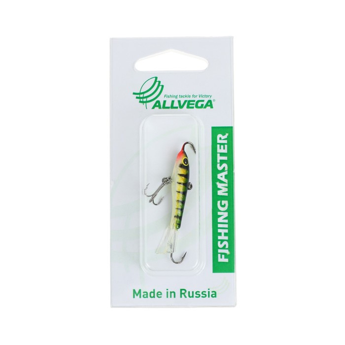 

Приманка балансир ALLVEGA Fishing Master, 6.5 г, 4 см, цвет Т1, Окунь