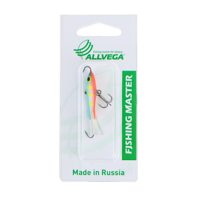 

Приманка балансир ALLVEGA Fishing Master, 6.5 г, 4 см, цвет Т17, Голубая спинка