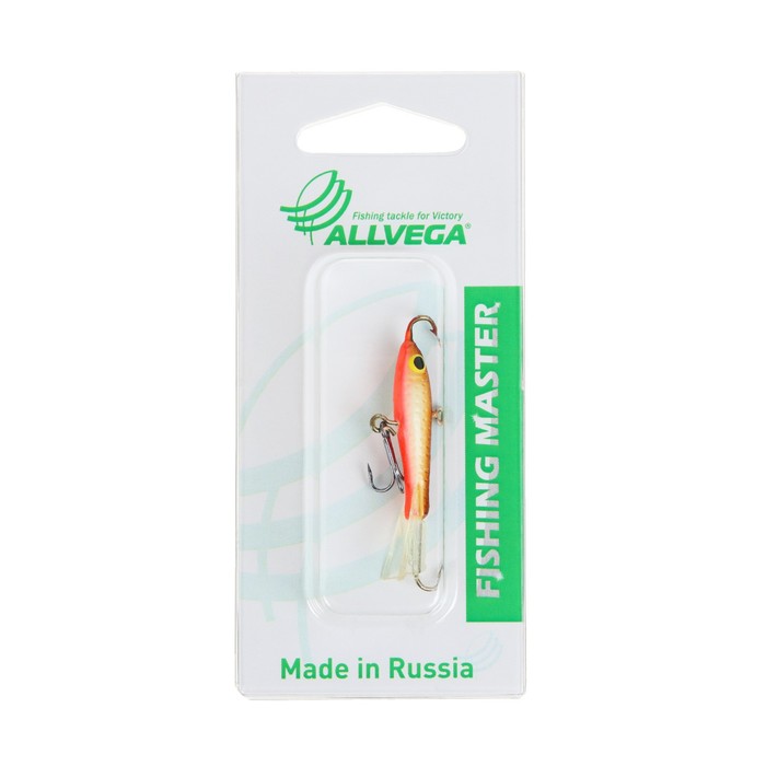 

Приманка балансир ALLVEGA, Fishing Master, 6.5 г, 4 см, цвет Т24, Пескарь