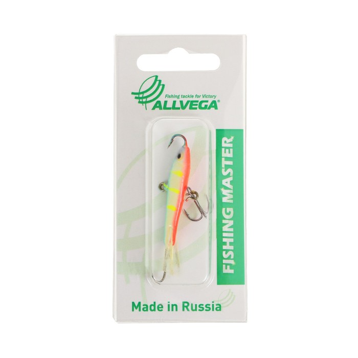 

Приманка балансир ALLVEGA, Fishing Master, 10 г, 5 см, цвет Т17, Голубая спинка