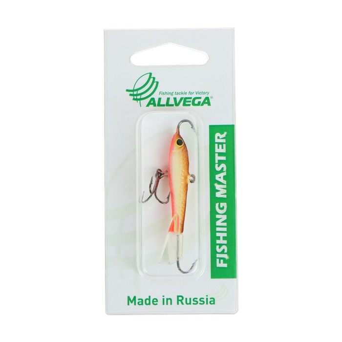 

Приманка балансир ALLVEGA, Fishing Master, 10 г, 5 см, цвет Т24, Пескарь
