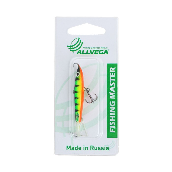

Приманка балансир ALLVEGA Fishing Master, 14 г, 5 см, цвет Т10, Fire Tiger 2