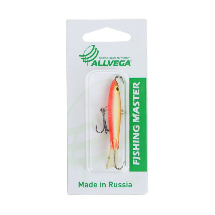 

Приманка балансир ALLVEGA, Fishing Master, 14 г, 5 см, цвет Т24, Пескарь