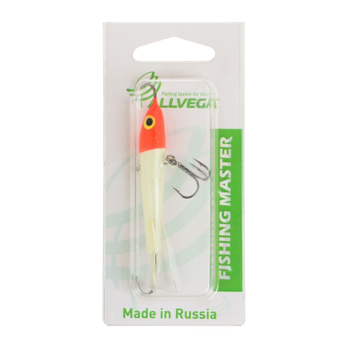 фото Приманка балансир allvega fishing master, 20 г, 7 см, цвет т22, красная голова