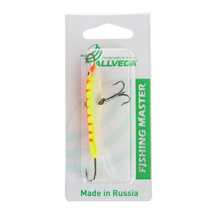 

Приманка балансир ALLVEGA, Fishing Master, 20 г, 7 см, цвет Т27, Желто-красный