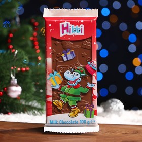 

Молочный шоколад Hibbi новогодний, 100 г