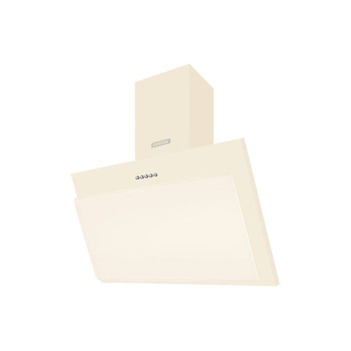 Вытяжка Centek CT-1827-60 Beig наклонная 600 м3ч 3 скорости белая 919400₽
