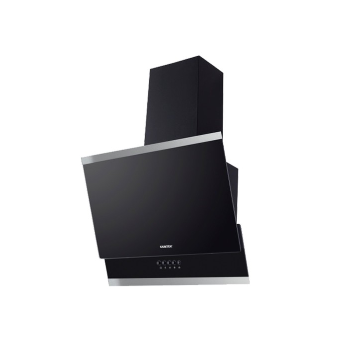 Вытяжка Centek 1828-60 INOX наклонная 750 м3ч 3 скорости чёрная 992700₽
