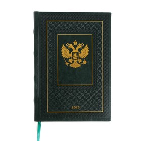 

Ежедневник датир 2023г А5 176л Кожзам deVENTE "Symbol", зол срез, тв обл, тисн, фольг, кр бл