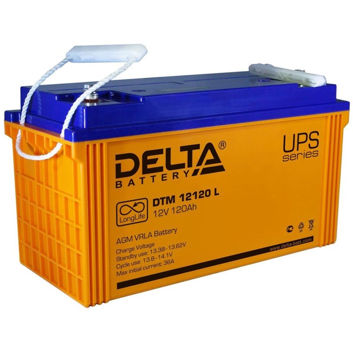 

Батарея для ИБП Delta DTM 12120 L, 12 В, 120 Ач