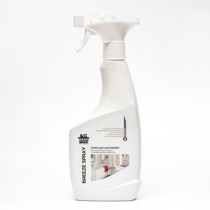 Моющее средство для сантехники CleanBox Breeze Spray, кислотное, 0,5 л