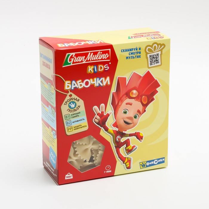 

Макаронные изделия GRANMULINO Бабочки Kids 300г