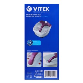 Массажная ванночка для ног Vitek VT-1799 VT, 80 Вт, 3 режима, 4 ролика, подогрев
