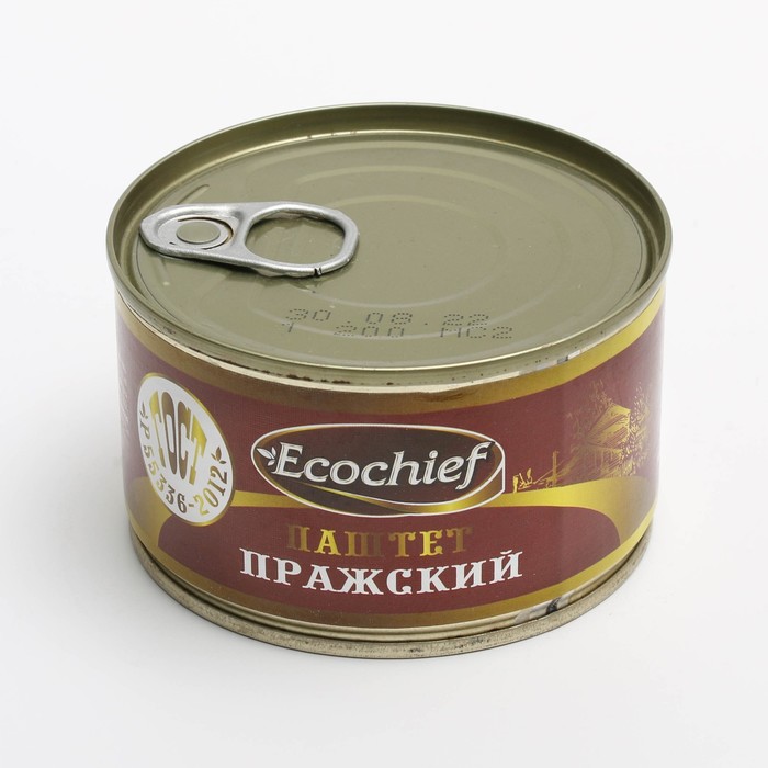 

Паштет ПРАЖСКИЙ ГОСТ ж/б ключ 230 г Ecochief