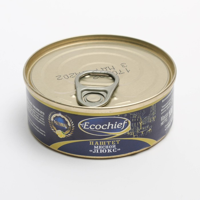 

Паштет МЯСНОЙ ЛЮКС ж/б ключ 100 г Ecochief