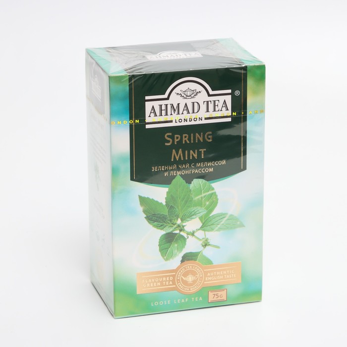 

Чай зеленый Ahmad Tea с мелиссой мятой и лимоном сорго листовой 75г