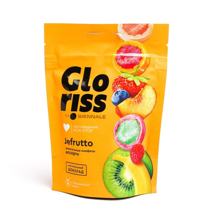 

Жевательные конфеты Gloriss Jefrutto ассорти 75г