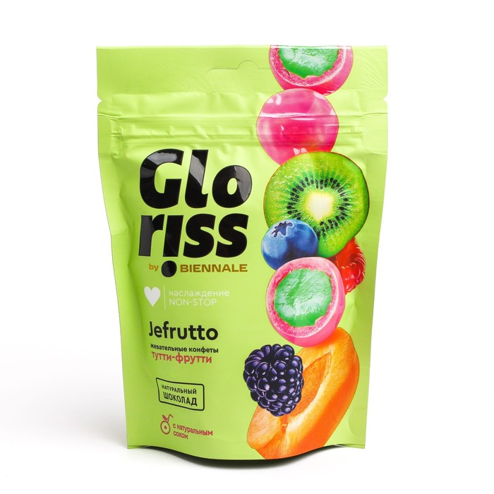 

Жевательные конфеты Gloriss Jefrutto тутти-фрутти 75г