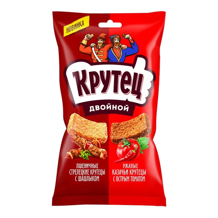 

Гренки Крутец смесь шашлык и томат спайси 100г
