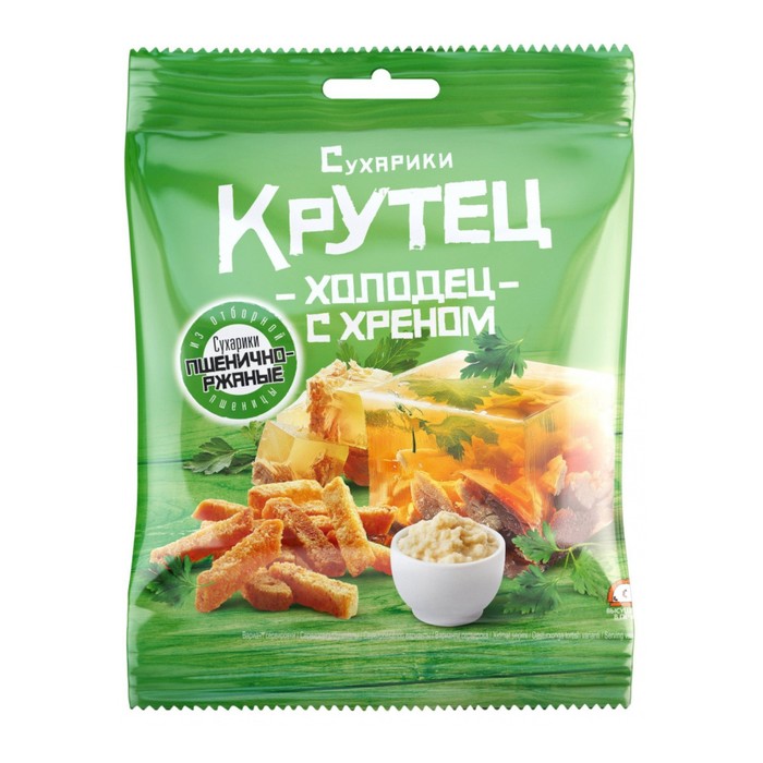 

Сухарики Крутец холодец с хреном 80г