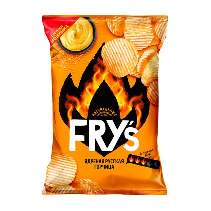 

Чипсы Fry’s рифленые ядреная русская горчица 80 г