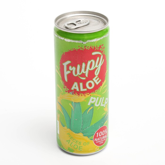 

Напиток б/а FRUPY Aloe vera негаз. с соком и кусочками алоэ 0,25л 0% ж/б