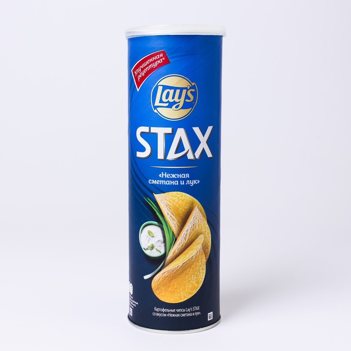

Чипсы Lay's STAX 140г/сметана/лук