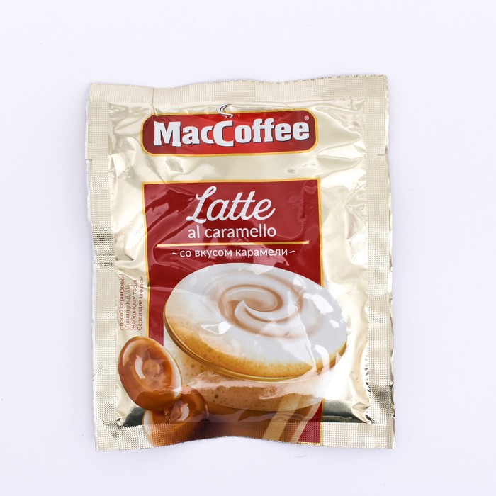 

Напиток кофейный 3в1 MacCoffee Latte со вкусомом карамели Food Empire 22г
