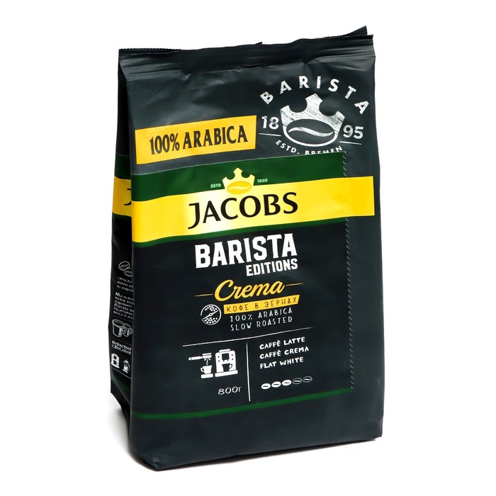 

Кофе в зер.Jacobs BARISTA EDITIONS CREMA 800г