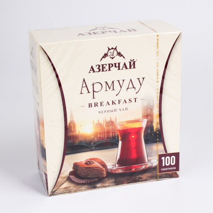 

Чай черный АЗЕРЧАЙ /Армуду Breakfast/100п*1,6г
