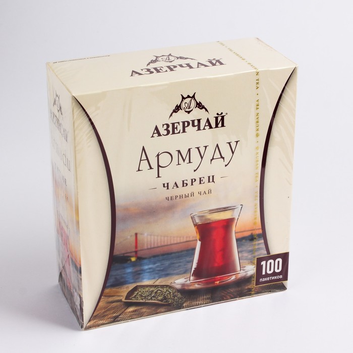 

Чай черный АЗЕРЧАЙ /Армуду с чабрецом/100п*1,6г