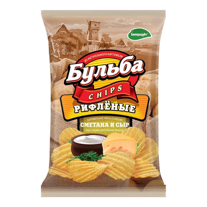 

Чипсы БУЛЬБА 75г рифл. Чипс Боровик 75г