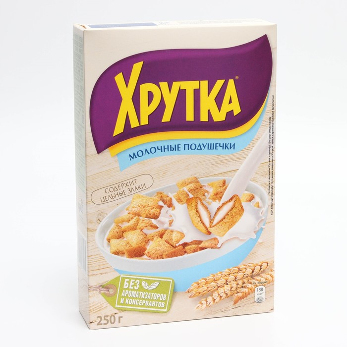

Готовый завтрак ХРУТКА Подушечки Молочные 250г