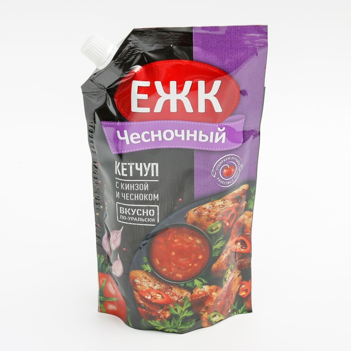 

Кетчуп ЕЖК Чесночный д/п 350г