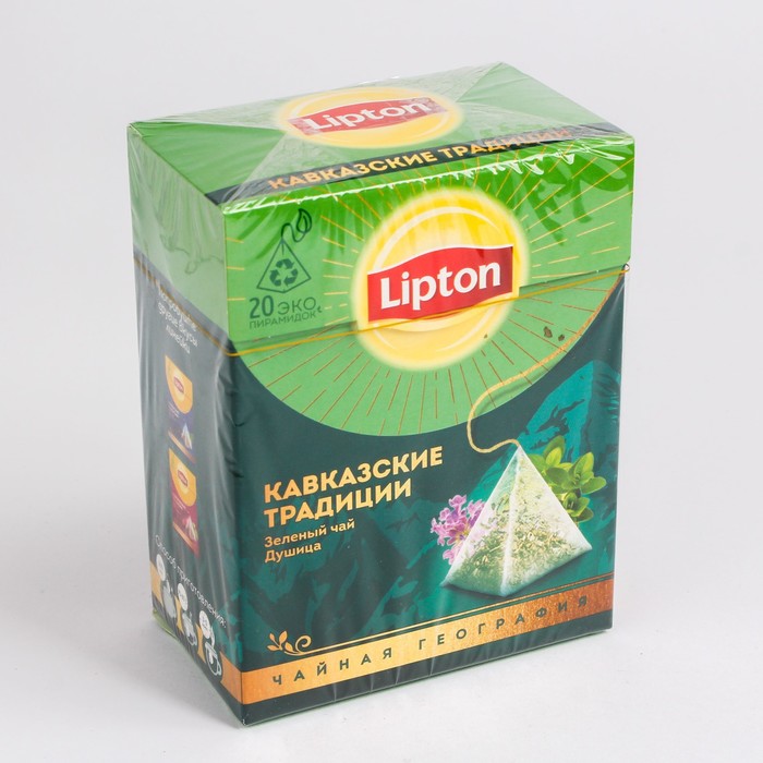 

Чай черный LIPTON Кавказские традиции душица и вишня 20п*1,6г
